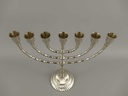 [LA-39724] Kerzenleuchter Kerzenständer Kerzenhalter Davidleuchter Metall vernickelt #39724 Bild 6