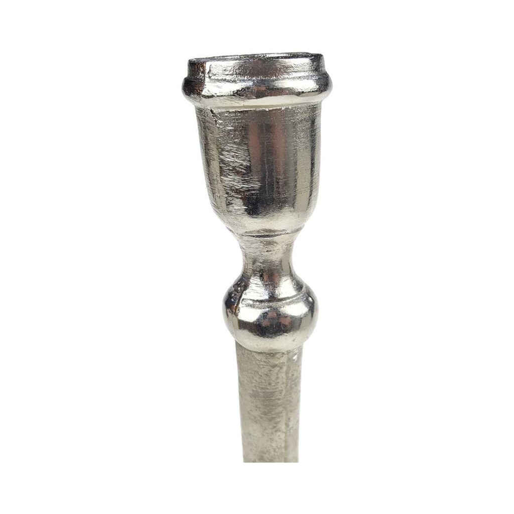 [LA-39775] Kerzenleuchter Kerzenständer Kerzenhalter Aluminium vernickelt #39775 Bild 4