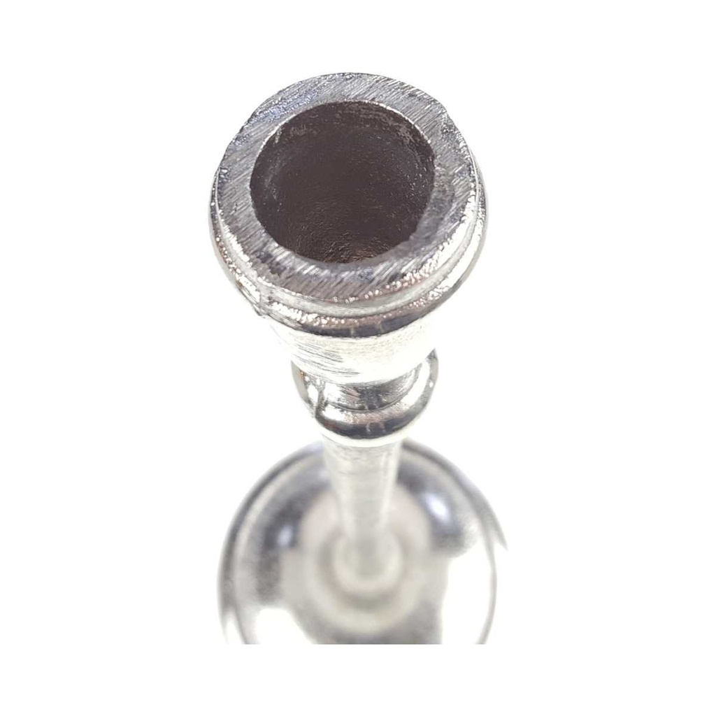 [LA-39775] Kerzenleuchter Kerzenständer Kerzenhalter Aluminium vernickelt #39775 Bild 5