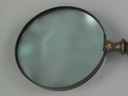 [LA-39783] Leselupe Handlupe Vergrößerungsglas Messing brüniert(BRONZE) L 26 cm Bild 4