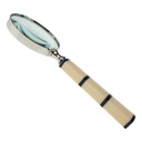 [LA-39803] Leselupe Handlupe Vergrößerungsglas Glas vernickelt #39803 Bild 6