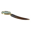 [LA-39826] Leselupe Handlupe Vergrößerungsglas Bein Messing #39826 Bild 6