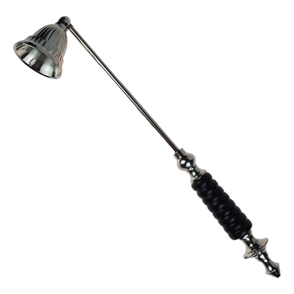 [LA-39854] Kerzenlöscher Kerzen Löschhut Flammenstopper vernickelt Bild 2