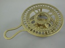 [LA-39861] Stövchen rund Messing D 16-H 6 cm Bild 2