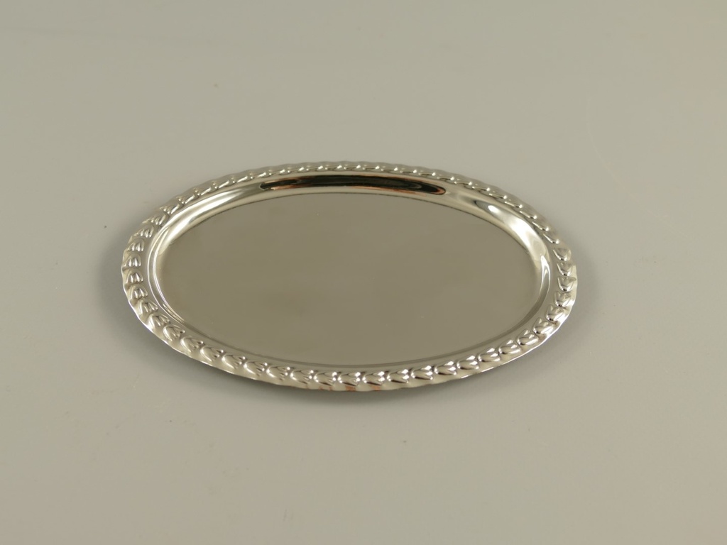 [LA-39913] Milch & Zucker Mit Tablett Vernickelt 2cc H 8 cm Bild 7
