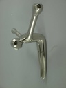 [LA-39987] Garderobenhaken Kleiderhaken Wandhaken Mantelhaken Aluminium vernickelt Bild 4