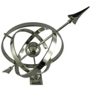 [2120033] Aluminium Sonnenuhr vernickelt H 60x47 cm Bild 2