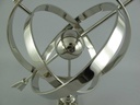 [2120033] Aluminium Sonnenuhr vernickelt H 60x47 cm Bild 3