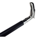 [LA-40014] Gehstock Wanderstock Spazierstock Flanierstock Holz vernickelt Vogel Adler Bild 3