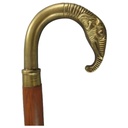 [LA-40016] Gehstock Wanderstock Spazierstock Flanierstock Holz brüniert Elefant Bild 2