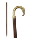 [LA-40016] Gehstock Wanderstock Spazierstock Flanierstock Holz brüniert Elefant Bild 4