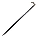 [LA-40044] Gehstock Wanderstock Spazierstock Flanierstock Holz vernickelt Oma #40044 Bild 2