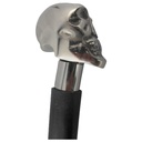 [LA-40046] Gehstock Wanderstock Spazierstock Flanierstock Holz Totenkopf Bild 2