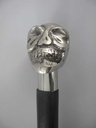[LA-40046] Gehstock Wanderstock Spazierstock Flanierstock Holz Totenkopf Bild 3