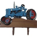 [LA-40547] Garderobenhaken Kleiderhaken Wandhaken Blauer Traktor 35x28 cm Gusseisen Bild 4