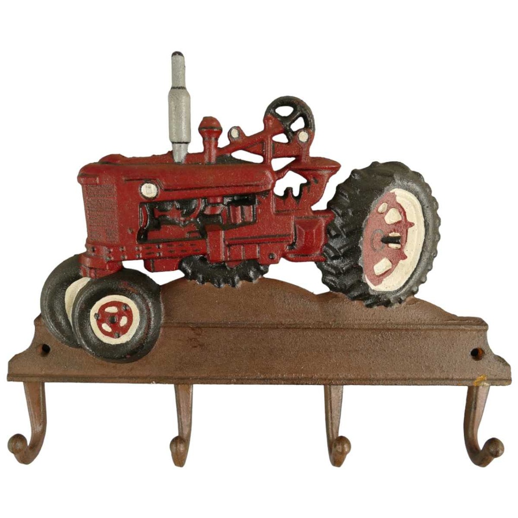 [LA-40549] Garderobenhaken Kleiderhaken Wandhaken Rot Eisen 35x28 Cm Bild 2