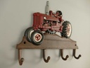 [LA-40549] Garderobenhaken Kleiderhaken Wandhaken Rot Eisen 35x28 Cm Bild 4