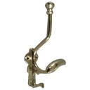 [LA-40556] Garderobenhaken Kleiderhaken Wandhaken Mantelhaken Aluminium vernickelt #40556 Bild 2