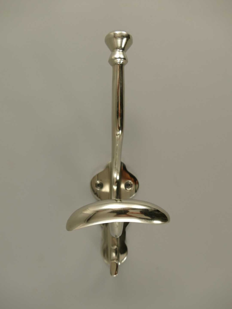 [LA-40556] Garderobenhaken Kleiderhaken Wandhaken Mantelhaken Aluminium vernickelt #40556 Bild 5