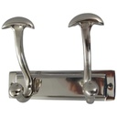 [LA-40557] Garderobenhaken Wandhaken Kleiderhaken Mantelhaken Aluminium vernickelt Bild 2