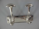 [LA-40557] Garderobenhaken Wandhaken Kleiderhaken Mantelhaken Aluminium vernickelt Bild 3