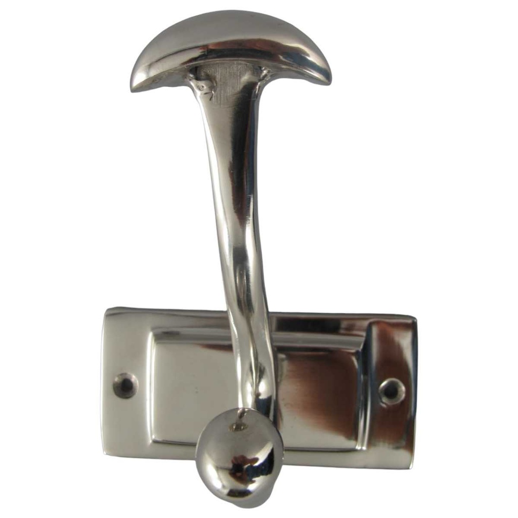 [LA-40558] Garderobenhaken Kleiderhaken Wandhaken Mantelhaken Aluminium vernickelt #40558 Bild 2