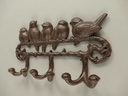 [LA-40560] Garderobenhaken Kleiderhaken Wandhaken Mantelhaken Gusseisen Braun rustikal #40560 Bild 4