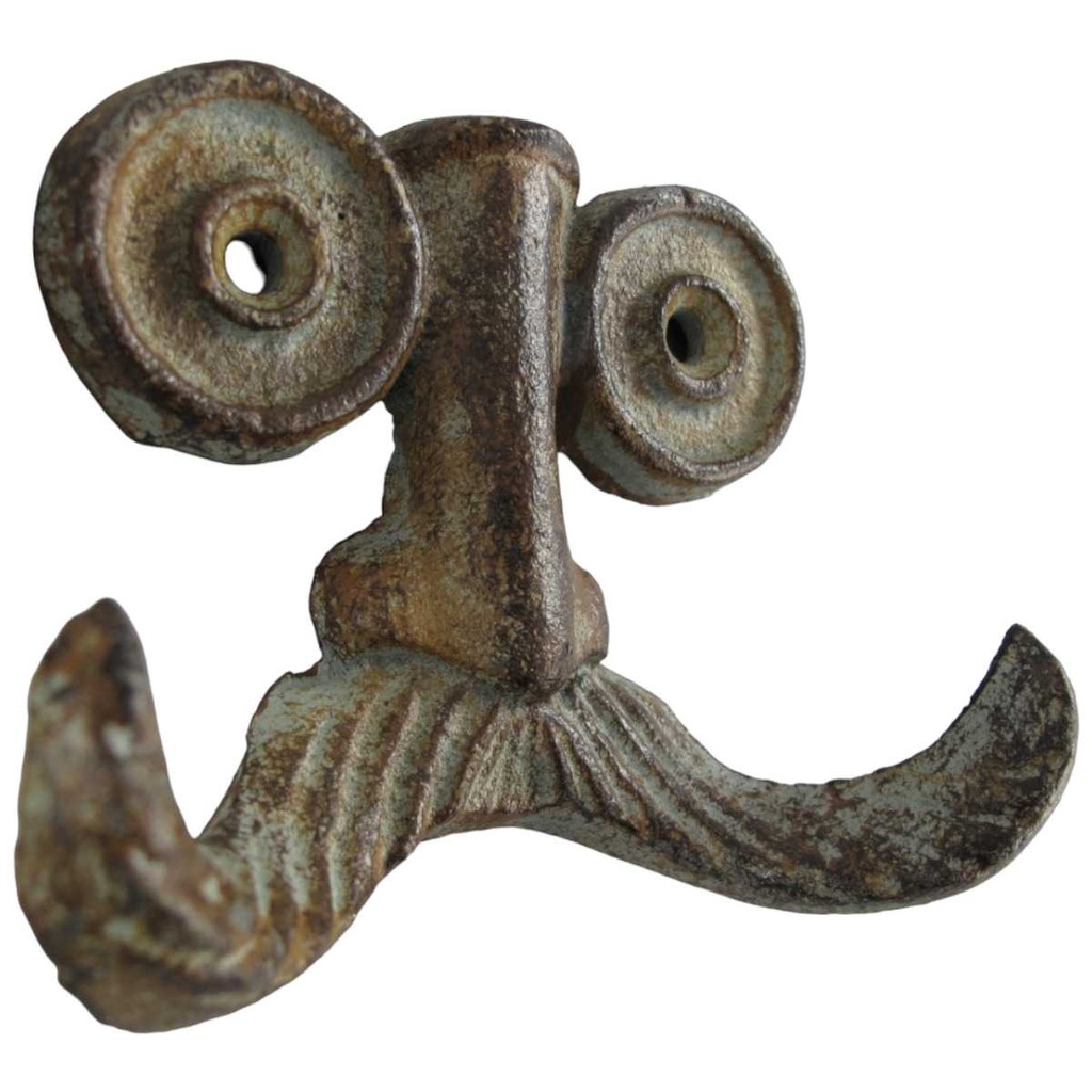 [LA-40660] Garderobenhaken Kleiderhaken Wandhaken Mantelhaken Gusseisen farbig #40660 Bild 2
