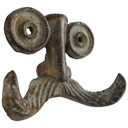 [LA-40660] Garderobenhaken Kleiderhaken Wandhaken Mantelhaken Gusseisen farbig #40660 Bild 2