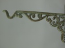 [LA-40664] Garderobenhaken Kleiderhaken Wandhaken Eisen Gußeisen farbig L 24 cm Bild 3