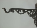 [LA-40665] Garderobenhaken Kleiderhaken Wandhaken Mantelhaken Gusseisen Braun rustikal #40665 Bild 3