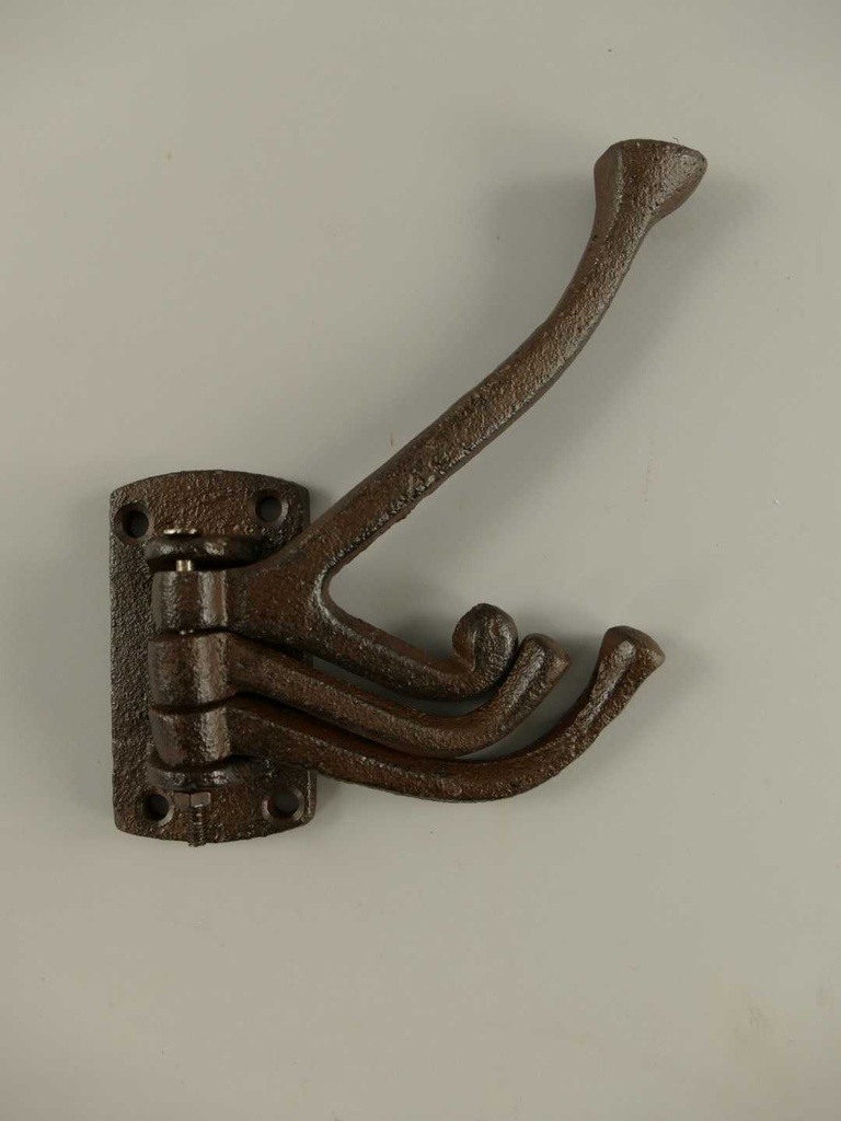 [LA-40674] Garderobenhaken Wandhaken Kleiderhaken Mantelhaken Gusseisen Rustikal #40674 Bild 3