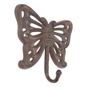 [LA-40680] Garderobenhaken Kleiderhaken Wandhaken Mantelhaken Schmetterling Rustikal Bild 2