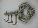 [LA-40681] Garderobenhaken Kleiderhaken Wandhaken Mantelhaken Gusseisen - Schlüssel Bild 3