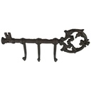 [LA-40682] Garderobenhaken Kleiderhaken Wandhaken Mantelhaken Schlüssel Rustikal Bild 2