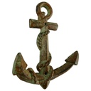 [LA-40687] Garderobenhaken Kleiderhaken Wandhaken Mantelhaken Gusseisen Anker Bild 2
