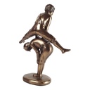 [LA-40778] Skulptur Figur Kunststein Spielende Kinder Bild 3