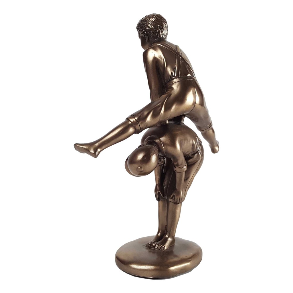 [LA-40778] Skulptur Figur Kunststein Spielende Kinder Bild 4