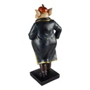 [LA-40787] Skulptur Figur Statue Kunststein Schwein farbig Bild 3