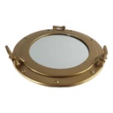 [LA-40854] Spiegel Aluminium brüniert Bullauge Schiffsfenster Bild 2