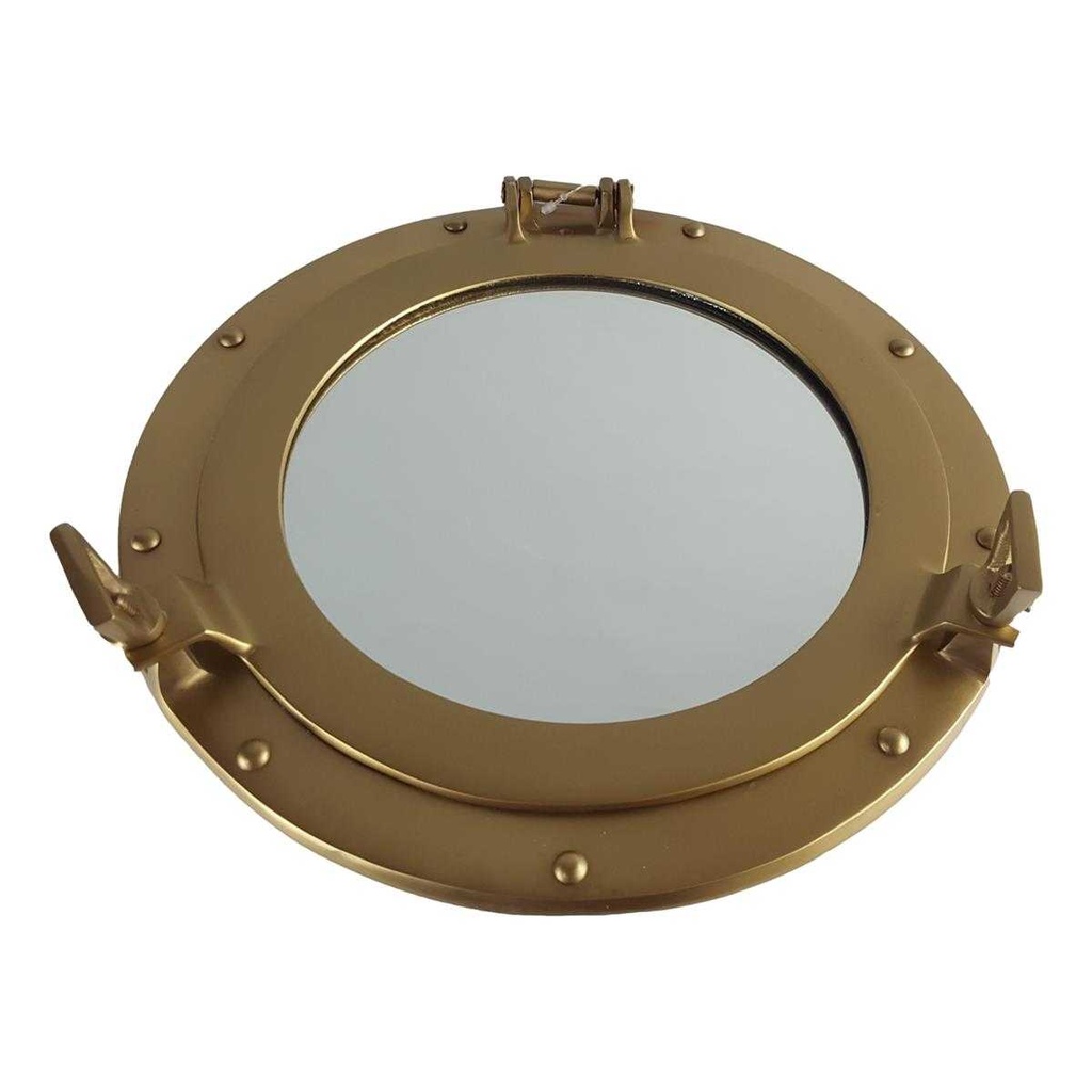 [LA-40854] Spiegel Aluminium brüniert Bullauge Schiffsfenster Bild 3