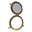 [LA-40854] Spiegel Aluminium brüniert Bullauge Schiffsfenster Bild 5
