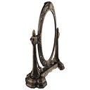 [LA-41024] Kippspiegel Verbandsspiegel rustikal braun H 45 cm Gusseisen Bild 2