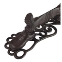 [LA-41086] Gusseisen Schuhkratzer Stiefelkratzer Schuhschaber rustikal braun L 41 cm Bild 5