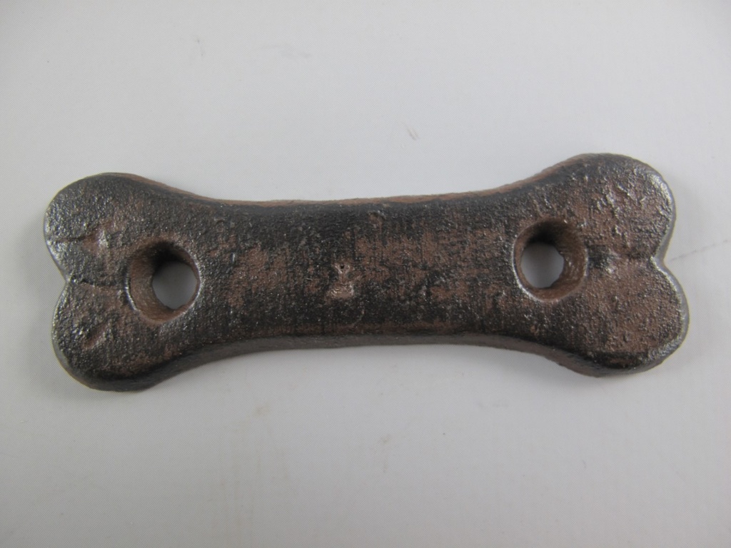 [LA-41172] Gusseisen Türklopfer rustikal braun Totenkopf H 18x11 cm Bild 5