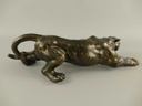 [LA-41203] Gusseisen Figur Skulptur Panter Eisen rustikal braun L 41 cm Bild 5