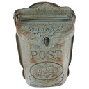 [LA-41244] Gusseisen Wandbriefkasten Postkasten Briefkasten farbig H 40 cm Bild 2