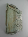 [LA-41244] Gusseisen Wandbriefkasten Postkasten Briefkasten farbig H 40 cm Bild 4