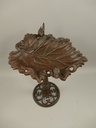 [LA-41266] Gusseisen Vogeltränke rustikal braun H 61x40 cm Bild 4
