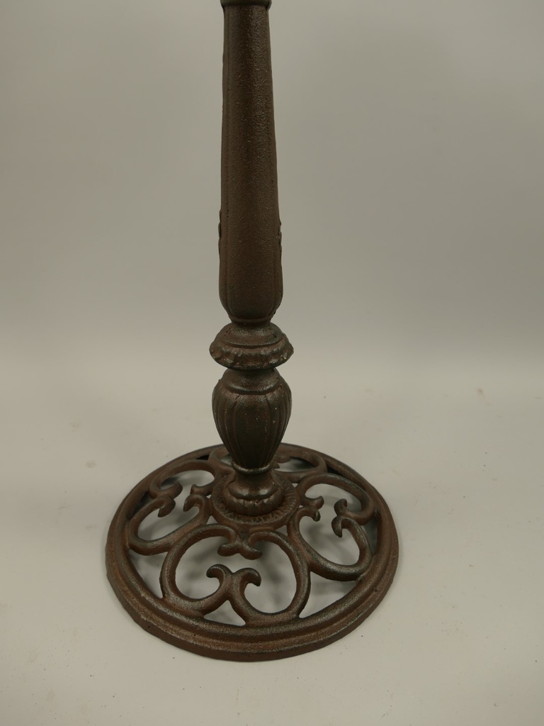 [LA-41266] Gusseisen Vogeltränke rustikal braun H 61x40 cm Bild 5